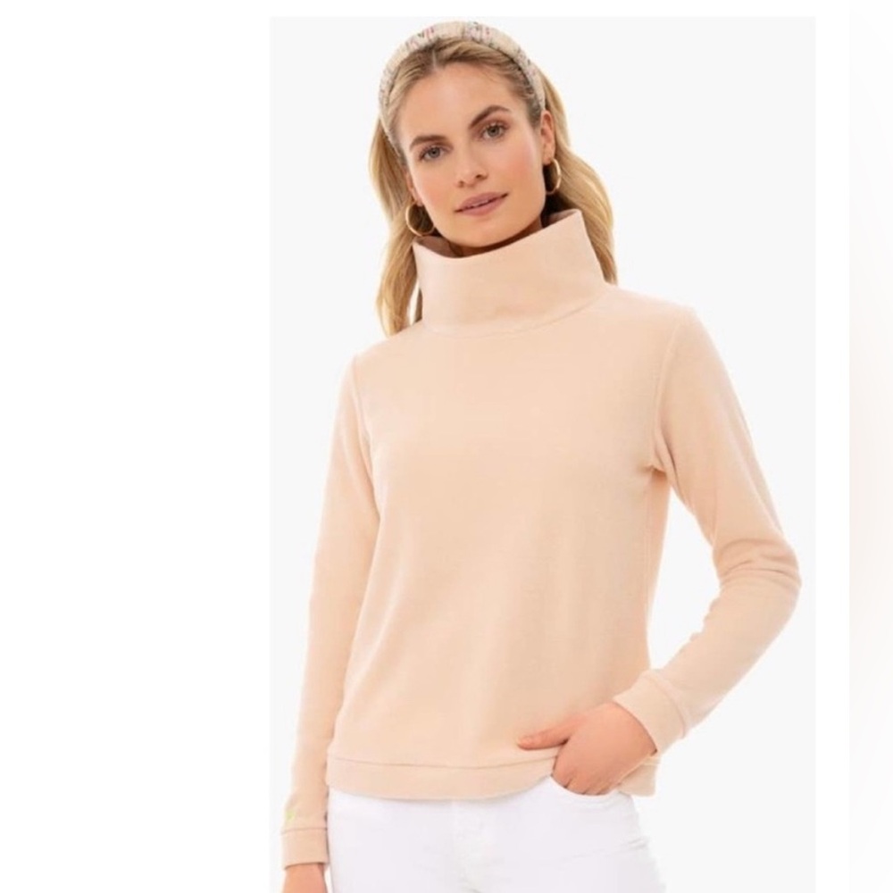Dudley Stephens Women's Park Slope Turtleneck in Blush Size M